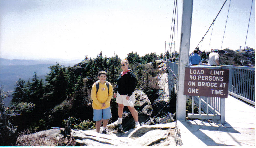 Grandfather Mtn 2003 Mike & mom